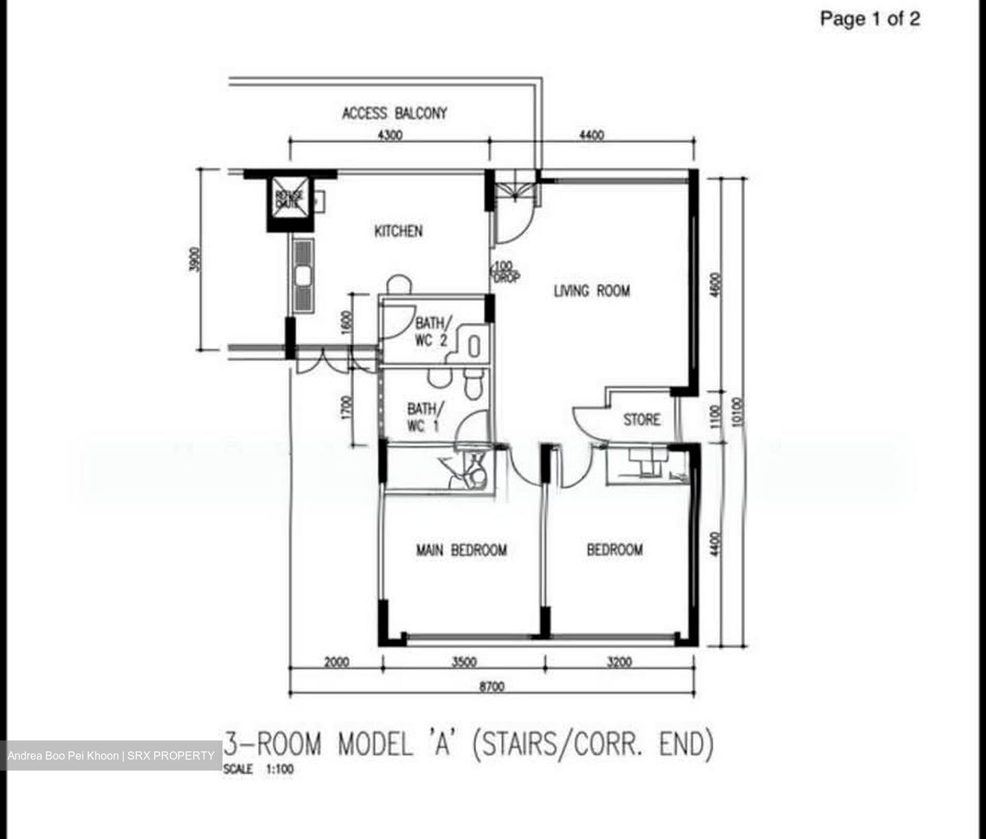 Blk 281 Tampines Street 22 (Tampines), HDB 3 Rooms #561496211